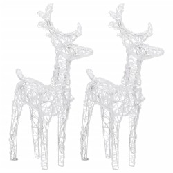 Décoration de Noël Rennes et traîneau 320 LED Acrylique 567736567736