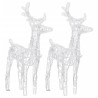 Décoration de Noël Rennes et traîneau 320 LED Acrylique 567736567736