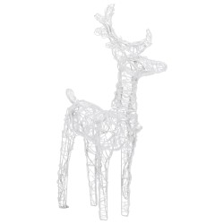 Décoration de Noël Rennes et traîneau 320 LED Acrylique 567736567736