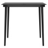 Ensemble à manger de jardin avec coussins 3 pcs Marron et noir 567744567744