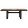 Table à manger de jardin Noir 200x100x74 cm Résine tressée 567766567766