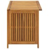 Boîte de rangement de jardin 90x50x58 cm bois d'acacia massif 567768567768