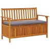 Banc de rangement de jardin 120 cm Bois d'acacia solide 567771567771