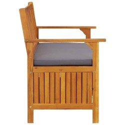 Banc de rangement de jardin 120 cm Bois d'acacia solide 567771567771