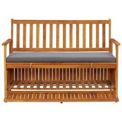 Banc de rangement de jardin 120 cm Bois d'acacia solide 567771567771