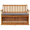 Banc de rangement de jardin 120 cm Bois d'acacia solide 567771567771