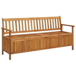 Banc de rangement de jardin 170 cm bois d'acacia solide 567773567773