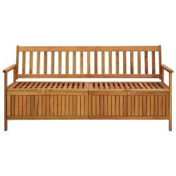 Banc de rangement de jardin 170 cm bois d'acacia solide 567773567773