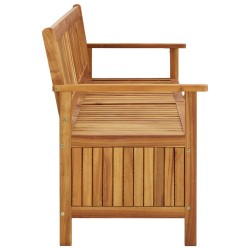 Banc de rangement de jardin 170 cm bois d'acacia solide 567773567773
