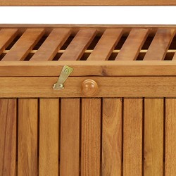 Banc de rangement de jardin 170 cm bois d'acacia solide 567773567773