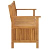 Banc de rangement de jardin 148 cm bois d'acacia solide 567775567775