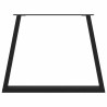 Pieds de table à manger en V 3 pièces Noir 90 x (72-73,3) cm Acier 567790567790