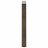 Pieds de table à manger en forme de V, 3 pièces, acier naturel, 90 x (72-73,3) cm 567794567794
