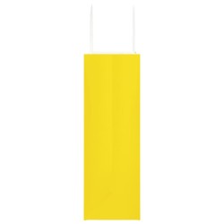 Sacs en papier 50 pcs avec poignées jaune 26x12x35 cm 567800567800