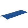 Banc Batavia avec coussin bleu 150 cm Bois de teck massif 567818567818