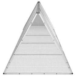 Cage pour lapin Gris 504,5x80,5x71 cm Acier galvanisé 567826567826