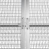 Cage pour lapin Gris 403,5x80,5x71 cm Acier galvanisé 567827567827