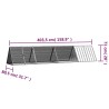 Cage pour lapin Gris 403,5x80,5x71 cm Acier galvanisé 567827567827