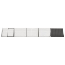 Clapier Anthracite 504,5x80,5x71 cm Acier galvanisé 567829567829