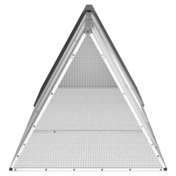 Cage à lapins Anthracite 302,5 x 80,5 x 71 cm Acier galvanisé 567830567830