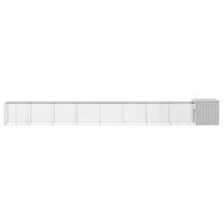 Cage pour poules Gris 900x91x100 cm Acier galvanisé 567832567832