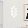 Miroir avec éclairage LED 40x20 cm Verre Ovale 567833567833
