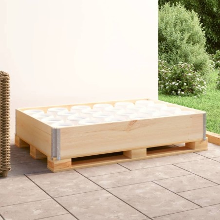 Collier de palette 80x120 cm Bois de pin solide 567861567861