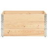 Colliers de palette 3 pcs 80x120 cm Bois de pin solide 567863567863