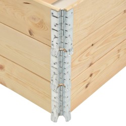 Colliers de palette 3 pcs 80x120 cm Bois de pin solide 567863567863