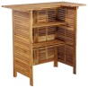 Ensemble de bar de jardin 5 pcs Bois d'acacia massif 567872567872