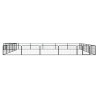 Parc pour chien 24panneaux Noir 100x50cm Acier enduit de poudre 567874567874
