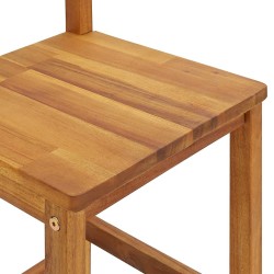 Tabourets de bar lot de 8 bois massif d'acacia 567875567875