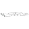 Parc pour chien 28panneaux Noir 100x50cm Acier enduit de poudre 567876567876
