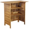 Ensemble de bar de jardin 5 pcs Bois d'acacia solide 567877567877