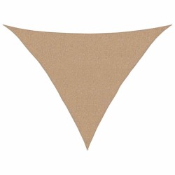 Voile d'ombrage 160 g/m² Taupe 2,5x2,5x3,5 m PEHD 567891567891