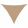 Voile d'ombrage 160 g/m² Taupe 2,5x2,5x3,5 m PEHD 567891567891