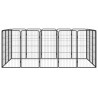 Parc pour chien 16panneaux Noir 50x100cm Acier enduit de poudre 567899567899