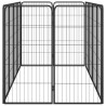 Parc pour chien 12panneaux Noir 50x100cm Acier enduit de poudre 567901567901
