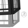 Parc pour chien 12panneaux Noir 50x100cm Acier enduit de poudre 567901567901