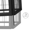 Parc pour chien 26panneaux Noir 50x100cm Acier enduit de poudre 567902567902