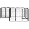 Parc pour chien 18panneaux Noir 50x100cm Acier enduit de poudre 567910567910
