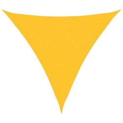Voile d'ombrage 160 g/m² Jaune 3,6x3,6x3,6 m PEHD 567919567919