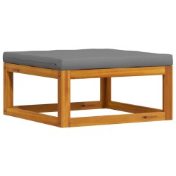 Salon de jardin 3 pcs avec coussins Bois d'acacia solide 567928567928