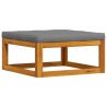 Salon de jardin 3 pcs avec coussins Bois d'acacia solide 567928567928