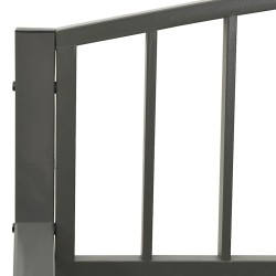 Banc de jardin 125 cm acier gris 567931567931