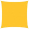 Voile d'ombrage 160 g/m² carré jaune 6x6 m PEHD 567955567955