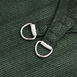 Voile d'ombrage 160 g/m² Vert foncé 3x3x3 m PEHD 567960567960