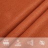 Voile d'ombrage 160 g/m² carré orange 7x7 m PEHD 567961567961