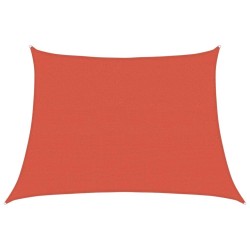 Voile d'ombrage 160 g/m² trapèze terre cuite 4/5x3 m PEHD 567965567965