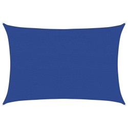 Voile d'ombrage 160 g/m² rectangulaire bleu 4x6 m PEHD 567971567971